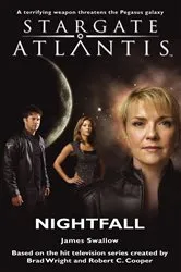 Book cover of STARGATE ATLANTIS Nightfall by James Swallow