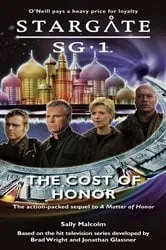 Book cover of STARGATE SG-1 The Cost of Honor by Unknown