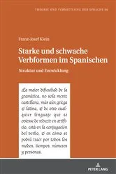 Book cover of Starke und schwache Verbformen im Spanischen by Unknown