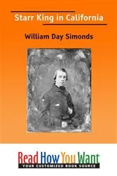 Book cover of Starr King in California by William Day Simonds