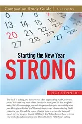 Book cover of Starting the New Year Strong Study Guide by Rick Renner