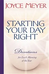 Book cover of Starting Your Day Right by Joyce Meyer