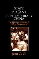 Book cover of State and Peasant in Contemporary China by Jean C. Oi