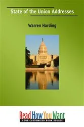 Book cover of State of the Union Addresses by Warren Harding