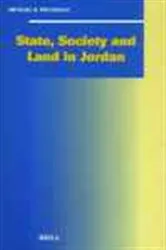 Book cover of State, society, and land in Jordan by M.R. Fischbach
