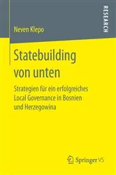 Book cover of Statebuilding von unten by Neven Klepo