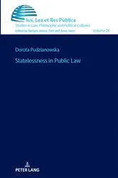 Book cover of Statelessness in Public Law by Barbara Janusz-Pohl