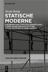 Book cover of Statische Moderne by Nicole Rettig
