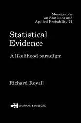 Book cover of Statistical Evidence by Richard Royall