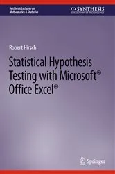 Book cover of Statistical Hypothesis Testing with Microsoft Â® Office Excel Â® by Unknown