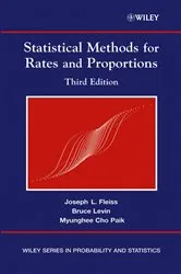 Book cover of Statistical Methods for Rates and Proportions (3rd ed.) by Joseph L. Fleiss