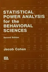 Book cover of Statistical Power Analysis for the Behavioral Sciences (2nd ed.) by Jacob Cohen