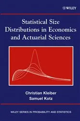 Book cover of Statistical Size Distributions in Economics and Actuarial Sciences by Unknown