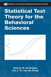 Book cover of Statistical Test Theory for the Behavioral Sciences by Dato N. M. de Gruijter