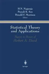 Book cover of Statistical Theory and Applications by H.N. Nagaraja
