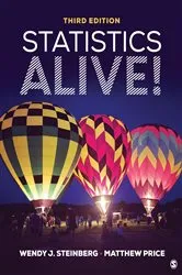 Book cover of Statistics Alive! (3rd ed.) by Unknown