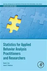 Book cover of Statistics for Applied Behavior Analysis Practitioners and Researchers by David J. Cox