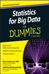 Book cover of Statistics for Big Data For Dummies by Alan Anderson