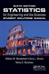 Book cover of Statistics for Engineering and the Sciences Student Solutions Manual (6th ed.) by Unknown