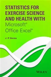 Book cover of Statistics for Exercise Science and Health with Microsoft Office Excel by Unknown