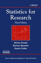 Book cover of Statistics for Research (3rd ed.) by Unknown