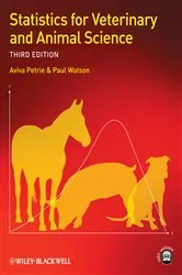 Book cover of Statistics for Veterinary and Animal Science (3rd ed.) by Aviva Petrie