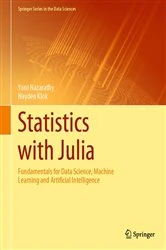 Book cover of Statistics with Julia by Yoni Nazarathy