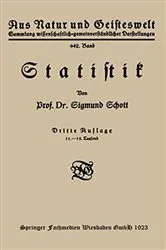 Book cover of Statistik (3rd ed.) by Sigmund Schott