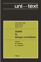 Book cover of Statistik fÃ¼r Biologen und Mediziner by Hans-Peter Kinder