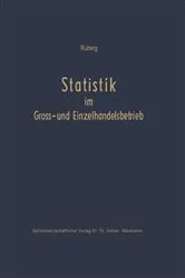 Book cover of Statistik im Groß- und Einzelhandelsbetrieb (3rd ed.) by Carl Ruberg