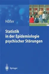 Book cover of Statistik in der Epidemiologie psychischer Störungen by Michael Hoefler