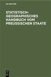 Book cover of Statistisch-geographisches Handbuch vom Preußischen Staate by Unknown