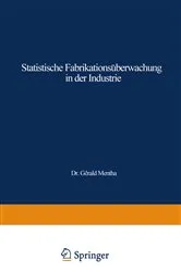 Book cover of Statistische Fabrikationsüberwachung in der Industrie by Unknown