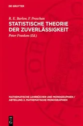 Book cover of Statistische Theorie der Zuverlässigkeit by R. E. Barlow