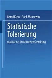 Book cover of Statistische Tolerierung by Unknown