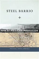 Book cover of Steel Barrio by Michael Innis-Jiménez