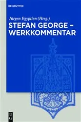 Book cover of Stefan George – Werkkommentar by Jürgen Egyptien