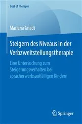 Book cover of Steigern des Niveaus in der Verbzweitstellungstherapie by Mariana Gnadt