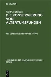 Book cover of Stein und Steinartige Stoffe by Friedrich Rathgen