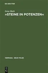 Book cover of »Steine in Potenzen« by Irene Bark