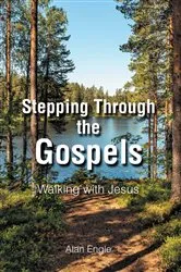 Book cover of Stepping Through the Gospels by Alan Engle