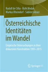 Book cover of Österreichische Identitäten im Wandel by Rudolf de Cillia