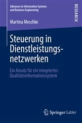 Book cover of Steuerung in Dienstleistungsnetzwerken by Martina Meschke