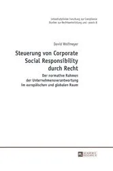 Book cover of Steuerung von Corporate Social Responsibility durch Recht by Roman Seer