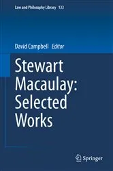 Book cover of Stewart Macaulay: Selected Works by David Campbell