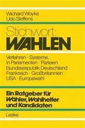 Book cover of Stichwort: Wahlen (2nd ed.) by Unknown