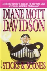 Book cover of Sticks & Scones by Diane Mott Davidson
