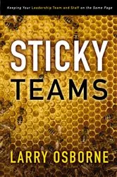 Book cover of Sticky Teams by Larry Osborne