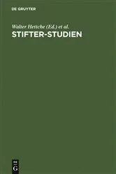 Book cover of Stifter-Studien by Walter Hettche