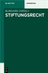 Book cover of Stiftungsrecht by Ulrich Burgard